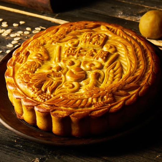 金九月饼五仁金腿月饼1斤装吴川五仁大月饼广式中秋送礼盒装 团购享优惠折扣  包邮 商品图1