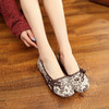 小碎花绣花鞋复古坡跟民族风单鞋TM-16Z-182 商品缩略图3