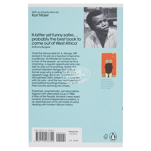 预售 【中商原版】人民公仆 英文原版 A Man of the People Chinua Achebe Penguin Classics 商品图1