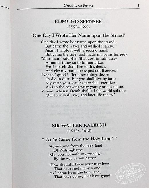 【中商原版】英文原版 Great Love Poems 情诗精萃 Shane Weller 商品图6