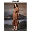 VIMAGE/纬漫纪秋季新款高腰显瘦女装过膝半身裙半裙V1806414 商品缩略图1