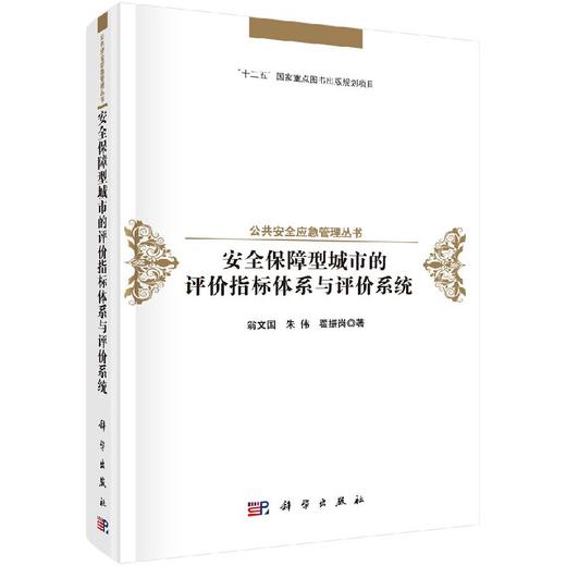 安全保障型城市的评价指标体系与评价系统 商品图0