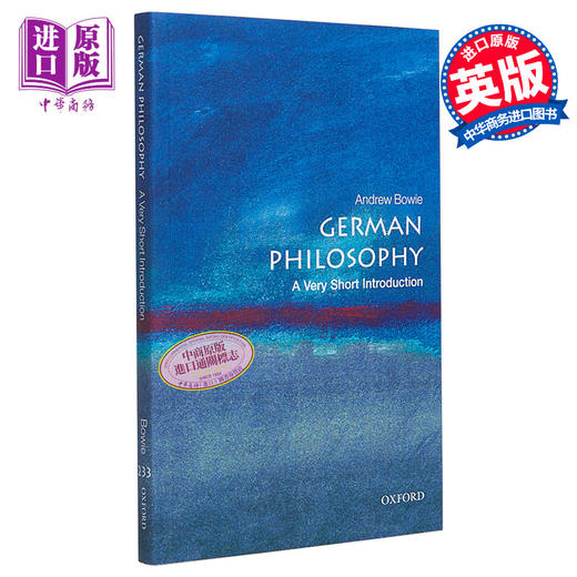 【中商原版】德国哲学 牛津通识读本 英文原版 哲学理论 German Philosophy: A Very Short Introduction 商品图0
