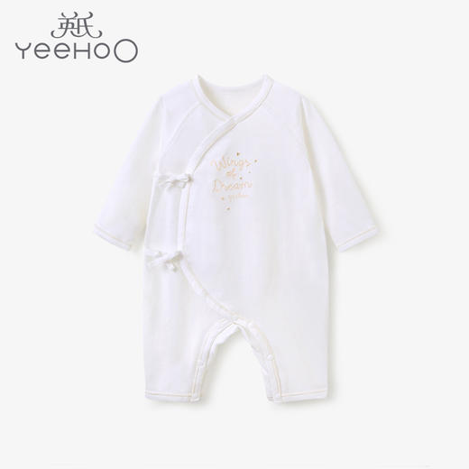 英氏婴儿连体衣宝宝爬服新疆长绒棉哈衣YLHAJ01046A YLAAJ01017A 商品图1