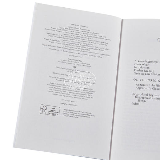 预售 【中商原版】达尔文：物种起源 英文原版 On the Origin of Species Charles Darwin 商品图3