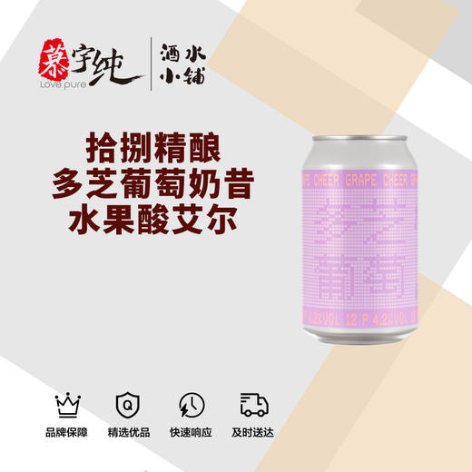 拾捌精酿·多芝葡萄奶昔水果酸艾尔 商品图0