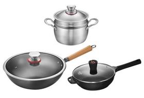 【直发】欧美达 - 799元超值三件套_炒锅+煎锅+小蒸锅