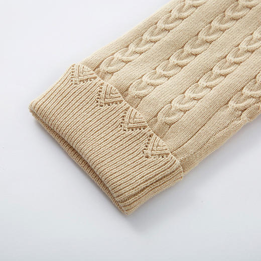 英氏儿童打底裤新款女童秋冬双层保暖长裤毛线裤YRKDJ32262A 商品图5