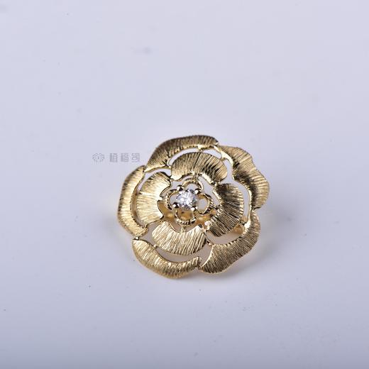 【绽放】k金花扣头-ZX220800302 商品图3