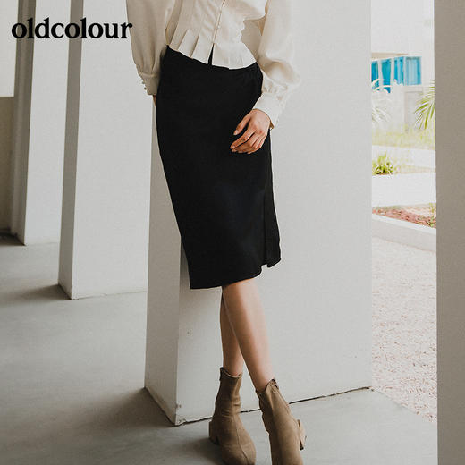 oldcolour春秋季商场同款气质中裙GN31062845 商品图0