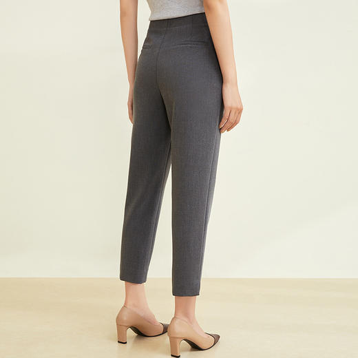 玳莎垂坠感九分锥形裤女新款百搭休闲通勤显瘦小脚西装裤   CC36306 商品图2