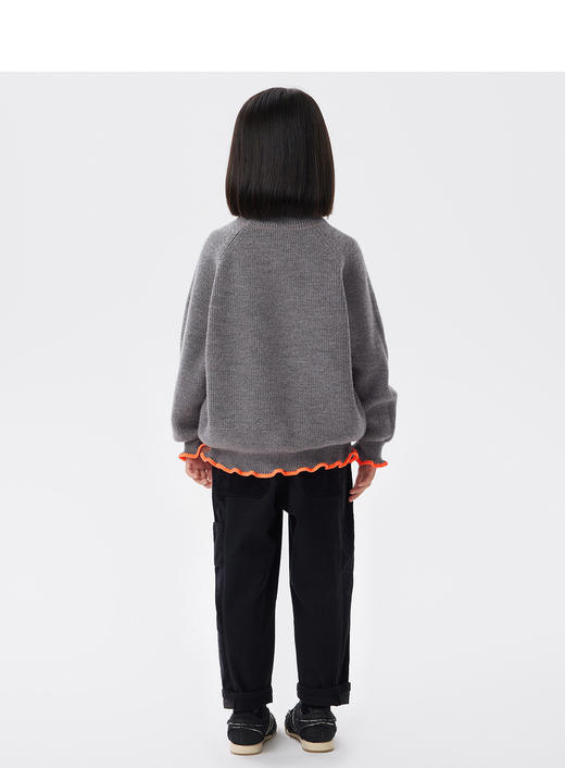 江南布衣童  22年秋款  基础百搭休闲直筒长裤  1M8E10830 商品图8