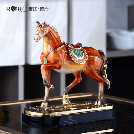 【彼达思】罗比罗丹马到成功B摆件工艺品办公室摆件公司开业礼品马到成功礼盒包装 商品图1