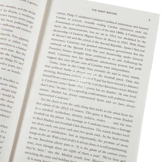 【中商原版】西班牙世纪对决：巴萨与皇马 英文原版 Fear and Loathing in La Liga: Barcelona vs Real Madrid Sid Lowe 足球 商品图4