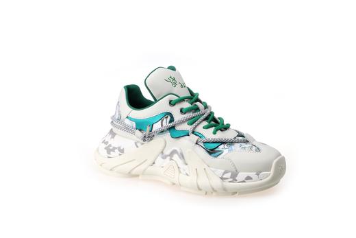 豪麟名鞋奥莱迪嘉女装牛皮革时尚老爹鞋DJGCA22WX004绿色  原价2460元 商品图0