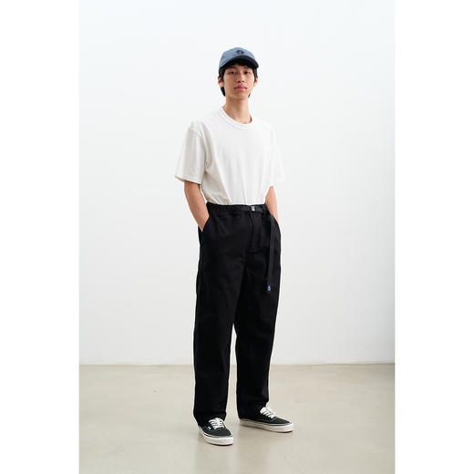 吃茶去chichaqu 卡扣腰带长裤宽松版 商品图2