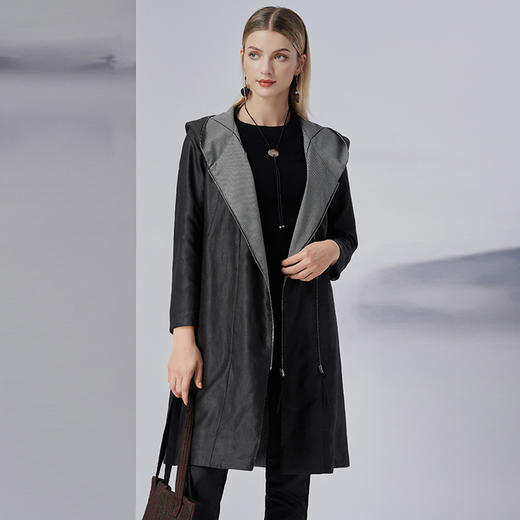 TANGY Collection/天意精品2022年秋季新品女士茛绸双面外套 商品图1