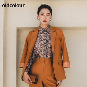 oldcolour春秋季纯色商场同款西装外套女GN31048818