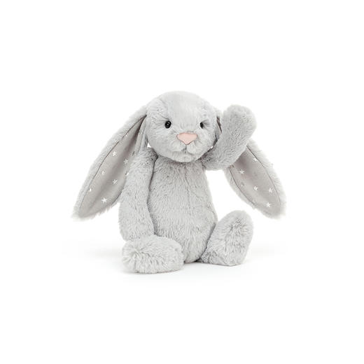 Jellycat 害羞系列 星星邦尼兔 银色 商品图0