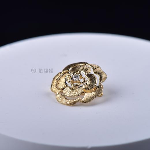 【绽放】k金花扣头-ZX220800302 商品图2