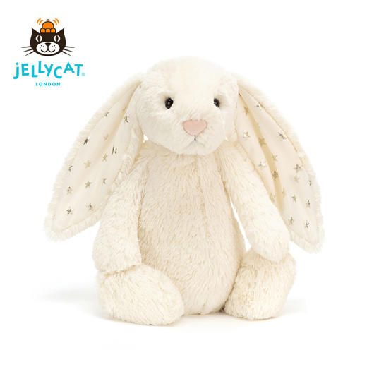 Jellycat 害羞系列 星星邦尼兔 白色 商品图1