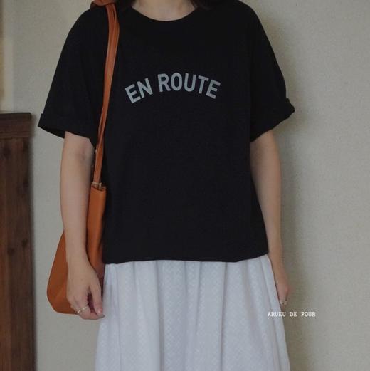 ARMEN黑浅粉T恤 商品图0