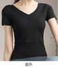 壁虎瑜伽【2208SY190】大V修腰瑜伽短袖（有胸垫）【5天发货】 商品缩略图6