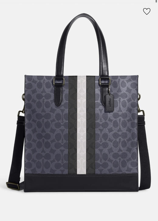 好折¥1680元直邮🇺🇸Coach GRAHAM男款公文包托特包 💼 老花拼色Logo 商品图6