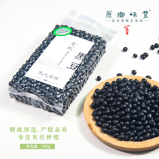 有机绿芯黑豆（成都仓库-中通快递）| 340g/袋，来自吉林辉南，生产者：陆晓泉【合作生产，公平贸易】 商品图3