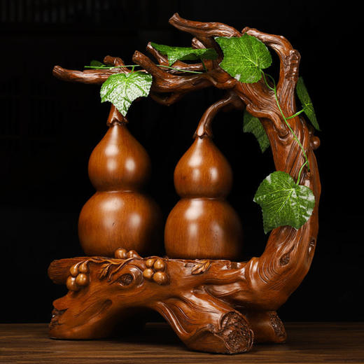 【装饰品】葫芦摆件酒柜新中式客厅玄关创意电视柜新房摆设乔迁新居礼品 商品图4