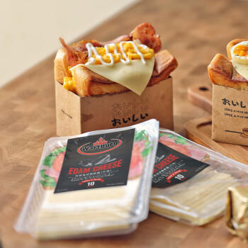 沃特堡（wartburg）荷兰进口 伊顿芝士片 200g 冷藏即食 三明治 原制奶酪 早餐 商品图0