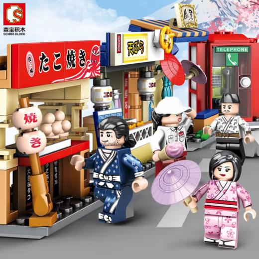 森宝-日式街景系列积木 商品图0