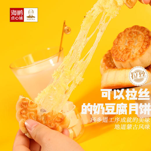 海鹏内蒙奶豆腐拉丝月饼80g 商品图2