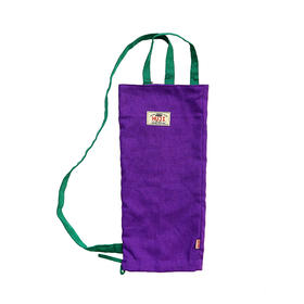 HUJI祤集花袋插画棉麻拼色