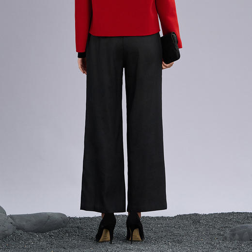 TANGY Collection/天意精品2022年秋冬新品时色系列茛绸长裤 商品图2