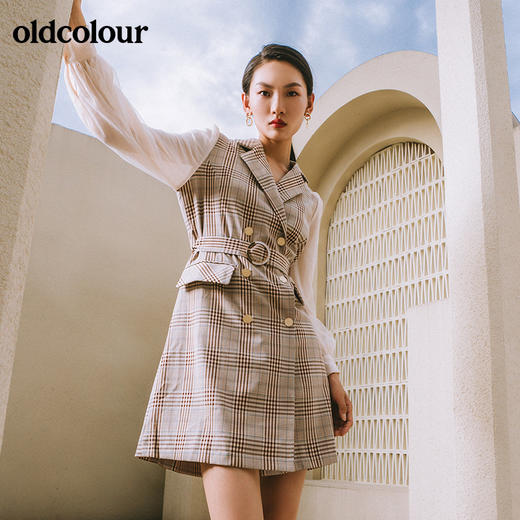 oldcolour秋季商场同款长袖连衣裙女GN31103830 商品图0