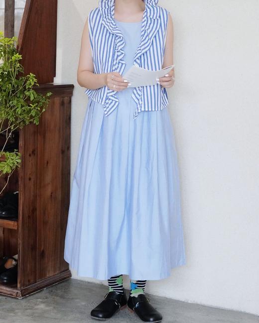 Veritecoeur浅蓝白色连衣裙 商品图6