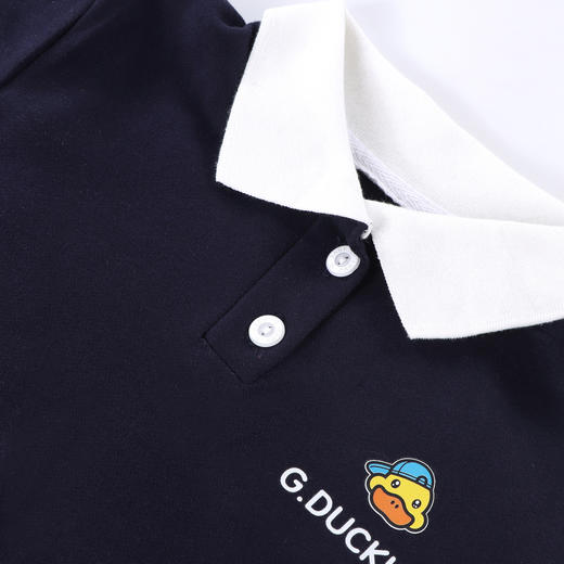 G.DUCK儿童polo衫长袖春秋童装男童翻领上衣中大童卫衣女童衬衫春秋洋气 商品图4
