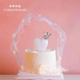 【七夕专享】浪漫的爱 love带灯女神蛋糕