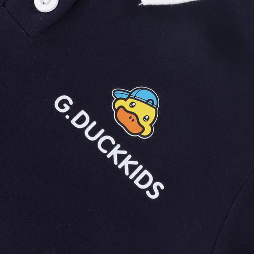 G.DUCK儿童polo衫长袖春秋童装男童翻领上衣中大童卫衣女童衬衫春秋洋气 商品图5