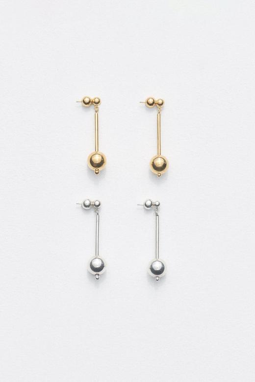 Sophie Buhai 纯银Suzanne流线球型耳环（一对） 商品图7