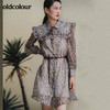 oldcolour欧珂2021秋商场同款长袖连衣裙女GN31103844 商品缩略图4