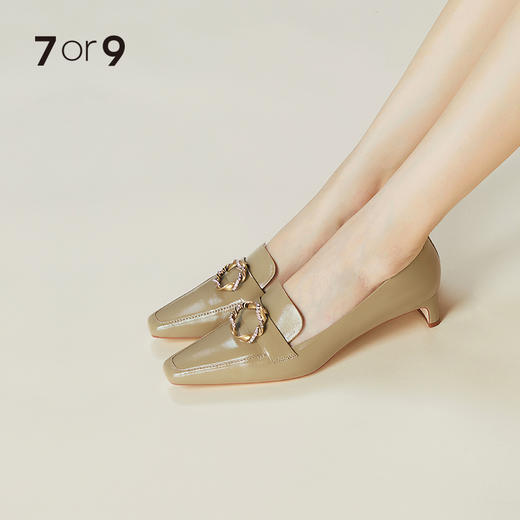 扭结环形金属碎钻前扣 商品图1