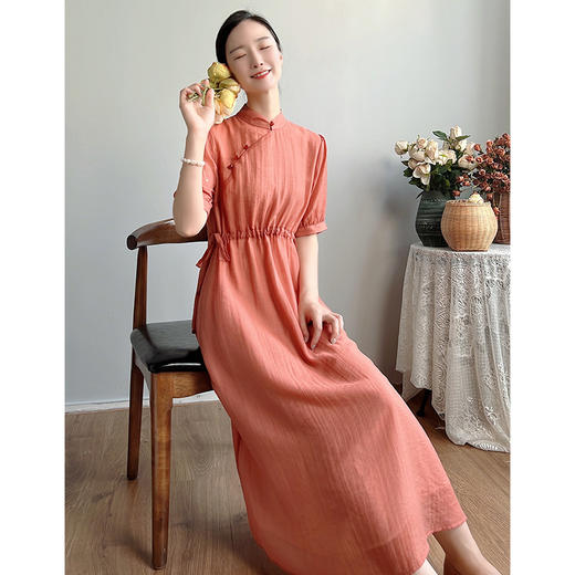 改良大摆旗袍，仙女裙文艺女装YM-223-1 商品图0