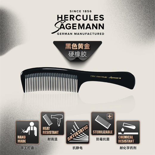 No. 7300·8.5英寸 轻盈手柄工具梳 商品图1