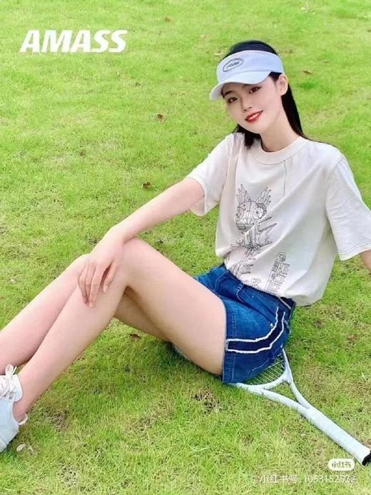 3楼阿玛施AMA SS米色T恤 商品图2