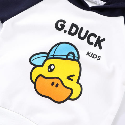 G.DUCK儿童连帽卫衣女童上衣男童长袖春秋潮款新款宝宝童装 商品图5