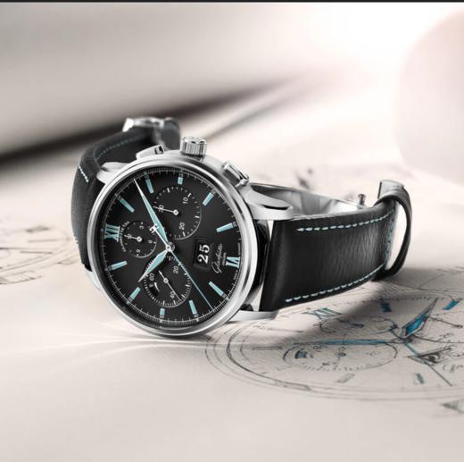 格拉苏蒂原创 （Glashütte Original）议员大日历计时腕表 1-37-01-03-02-35 商品图2