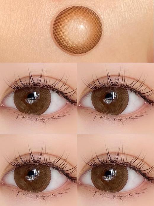 con4u日抛 奥利奶茶 Neinei，直径14.5，着色13.8，78/盒148/2盒278/4盒608/10盒，10片/盒 商品图2