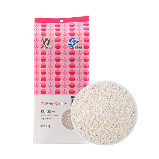 红山绿珠有机糯米 400g/袋 商品图2